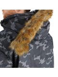 Miniatuur Geographical Norway, Barman Men Camo 068 winter anorak heren zwart 