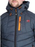 Miniatuur Geographical Norway, Bolchevic AA Jas gevoerd heren Navy Blauw 