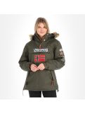 Miniatuur Geographical Norway, Bridget New 072 ski-jas dames kaki groen 