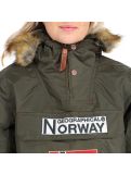 Miniatuur Geographical Norway, Bridget New 072 ski-jas dames kaki groen 