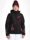 Miniatuur Geographical Norway, Reine AC Softshell jas dames Black / Pink Roze, Zwart 