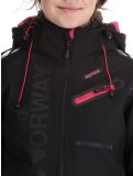 Miniatuur Geographical Norway, Reine AC Softshell jas dames Black / Pink Roze, Zwart 