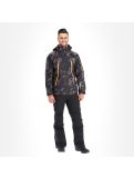 Miniatuur Geographical Norway, Torry Camo 007 softshell ski-jas heren oranje, zwart 