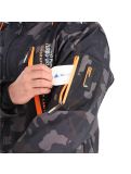 Miniatuur Geographical Norway, Torry Camo 007 softshell ski-jas heren oranje, zwart 