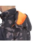 Miniatuur Geographical Norway, Torry Camo 007 softshell ski-jas heren oranje, zwart 