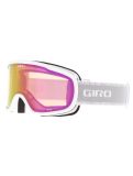 Miniatuur Giro, Moxie PA Goggles unisex White & Grey Chute - Amber Pink Grijs, Wit 