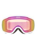 Miniatuur Giro, Moxie PA Goggles unisex White & Grey Chute - Amber Pink Grijs, Wit 