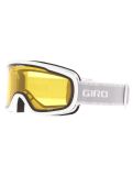 Miniatuur Giro, Moxie PA Goggles unisex White & Grey Chute - Amber Pink Grijs, Wit 