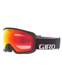 Miniatuur Giro, Ringo skibril unisex Black Wordmark - VIVID EMBER zwart 