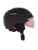 Miniatuur Head, Radar skihelm met vizier unisex Black zwart 