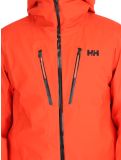 Miniatuur Helly Hansen, Alpha 3L Long Shell AB Hardshell jas heren Cherry Tomato Oranje 