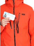 Miniatuur Helly Hansen, Alpha 3L Long Shell AB Hardshell jas heren Cherry Tomato Oranje 