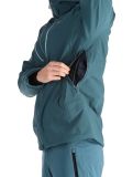 Miniatuur Helly Hansen, Alpha 3L Long Shell AB Hardshell jas heren Dark Creek Groen 