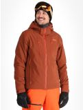 Miniatuur Helly Hansen, Alpha 4.0 ski-jas heren Iron Oxide bruin 