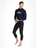 Miniatuur Helly Hansen, Lifa Merino Midw Logo FA Thermoshirt heren Navy Blauw 