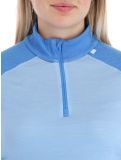 Miniatuur Helly Hansen, W Lifa Merino Midweight 1/2 Zip skipully dames Bright Blue blauw 