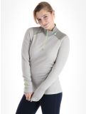 Miniatuur Helly Hansen, Lifa Merino Midweight 1/2 Zip skipully dames Mellow Grey grijs 