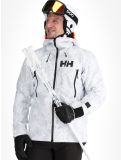 Miniatuur Helly Hansen, Sogn Shell 2.0 AB Hardshell jas heren Grey Fog Snow Camo AOP Grijs, Wit 