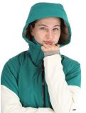 Miniatuur Helly Hansen, W Alphelia AA Jas gevoerd dames Emerald Snow Groen, Wit 