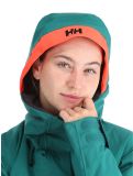 Miniatuur Helly Hansen, W Powshot ski-jas dames Emerald groen 