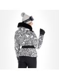 Miniatuur High Society, Elea ski-jas dames paisley print zwart 