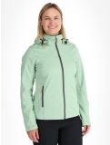 Miniatuur Icepeak, Boise softshell ski-jas dames Light Green groen 