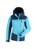 Miniatuur Icepeak, Casena ski-jas dames turquoise Blauw