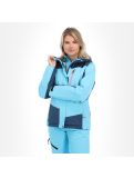 Miniatuur Icepeak, Casena ski-jas dames turquoise Blauw