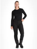 Miniatuur Icepeak, Doral softshell skibroek dames Basic Black zwart 