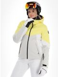 Miniatuur Icepeak, Eleele AA Jas gevoerd dames Light Yellow Geel, Grijs, Wit 