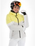 Miniatuur Icepeak, Eleele AA Jas gevoerd dames Light Yellow Geel, Grijs, Wit 