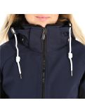 Miniatuur Icepeak, Ely softshell ski-jas dames dark Blauw