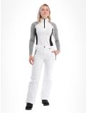 Miniatuur Icepeak, Frechen softshell skibroek kort model dames Optic White wit 