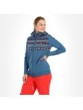 Miniatuur Kama, Sweater Womens vest dames Blauw