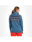 Miniatuur Kama, Sweater Womens vest dames Blauw