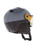 Miniatuur Kask, Piuma R Montecarlo skihelm met vizier unisex Grey grijs 