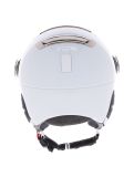 Miniatuur Kask, Piuma-R Chrome Visor OA Vizierhelmen unisex White/Silver Wit, Zilver 