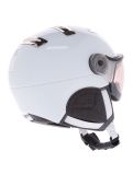 Miniatuur Kask, Piuma-R Chrome Visor OA Vizierhelmen unisex White/Silver Wit, Zilver 