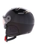 Miniatuur Kask, Piuma-R Chrome Visor OA Vizierhelmen unisex Black/Silver Zilver, Zwart 