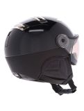 Miniatuur Kask, Piuma-R Chrome Visor OA Vizierhelmen unisex Black/Silver Zilver, Zwart 