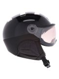 Miniatuur Kask, Piuma-R Chrome Visor OA Vizierhelmen unisex Black/Silver Zilver, Zwart 