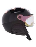 Miniatuur Kask, Piuma-R Chrome Visor OA Vizierhelmen unisex Black/Pink Gold Roze, Wit 