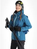 Miniatuur Kilpi, Ravia AC Softshell jas dames Dark Blue Blauw 