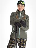 Miniatuur Kilpi, Ravia softshell ski-jas dames Dark Green groen 