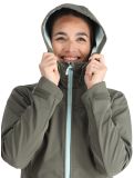 Miniatuur Kilpi, Ravia softshell ski-jas dames Dark Green groen 