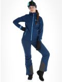 Miniatuur Kilpi, Ravia-w softshell ski-jas grote maten dames Dark Blue blauw 