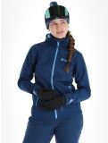 Miniatuur Kilpi, Ravia-w softshell ski-jas grote maten dames Dark Blue blauw 