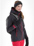 Miniatuur Kilpi, Ravia-w softshell ski-jas grote maten dames Dark Grey grijs 