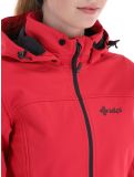 Miniatuur Kilpi, Ravia-w softshell ski-jas grote maten dames Pink roze 