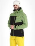 Miniatuur Kilpi, Ravio-m softshell ski-jas grote maten heren Green groen, zwart 